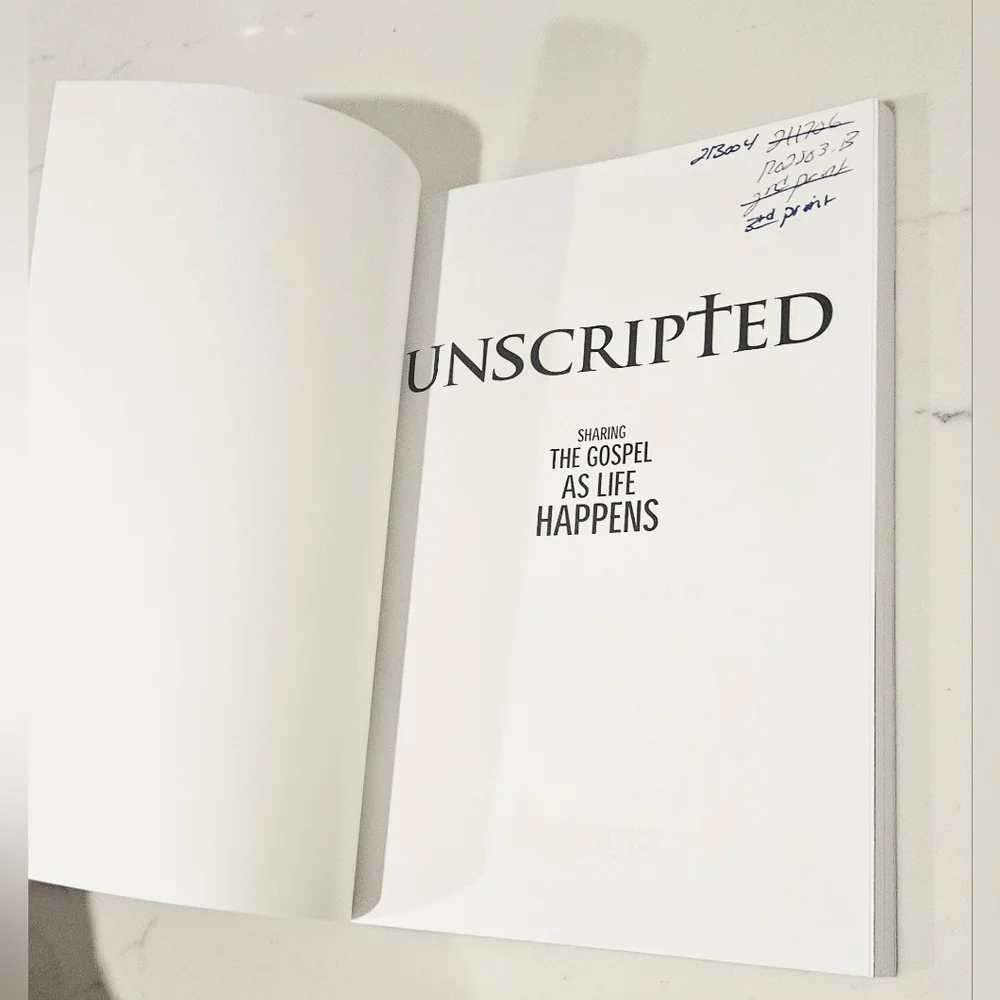 BOGO Unscripted by Jeff Iorg Paperback Book